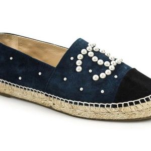 COMIN SOON AUTH RARE Pearl CHANEL Espadrilles eu39